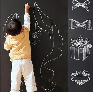 Autocollant tableau noir 45 x 200 cm, papier peint décoratif, tableau noir