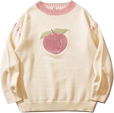 Sweat à capuche ample fivezy pour hommes, pull de couple tricoté de style