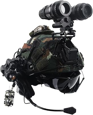 Ensemble de casque tactique aqzxdc militaire lunettes support nvg ensemble d'équipement tactique
