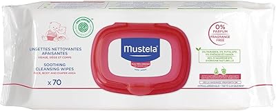 Lingettes nettoyantes apaisantes mustela de la naissance au post-partum 1 pièce