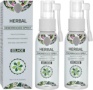 Spray naturel à base de plantes pour les hémorroïdes, 2 pièces, spray