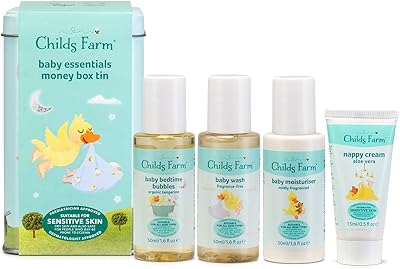 Childs farm | tirelire en métal baby little essentials bulles pour l'heure du