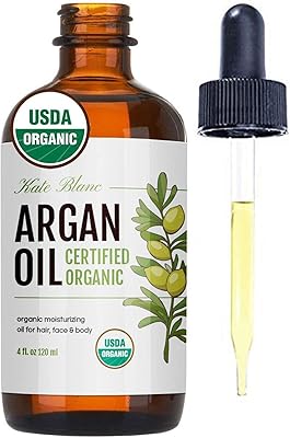 Huile d'argan marocaine biologique certifiée usda, 100% pure vierge, pressée à froid
