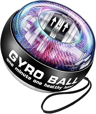 Nibeminent gyro ball exerciseur de poignet renforcement des bras entraîneur d'avant-bras pour renforcer