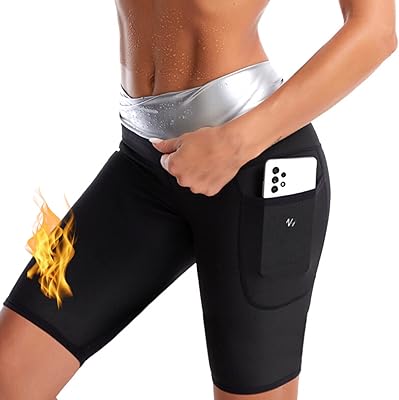 Combinaison de sauna de sport pour perte de poids short de poche
