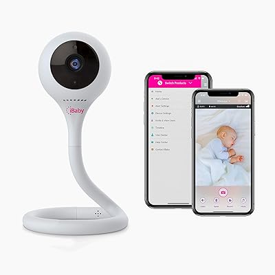 Moniteur bébé intelligent ibaby m2c 24 ghz caméra 1080p vision nocturne