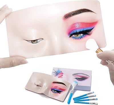 Tableau de pratique de maquillage, aide à la pratique du maquillage parfaite, visage