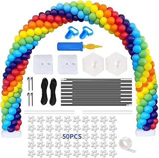 Kit d'arche à ballons lucky row support réglable de 9 pieds x 10