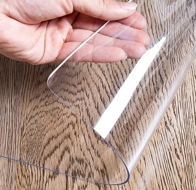 Housse de table transparente, tapis de bureau en plastique pvc, housse de bureau de 1 mm d'épaisseur, protection de table de salle à manger rectangulaire, nappe transparente, tapis de sol, tapis de chaise, nappe (1 mm (80 x 120 cm). Comparez, choisissez, économisez sur Diaytar Sénégal