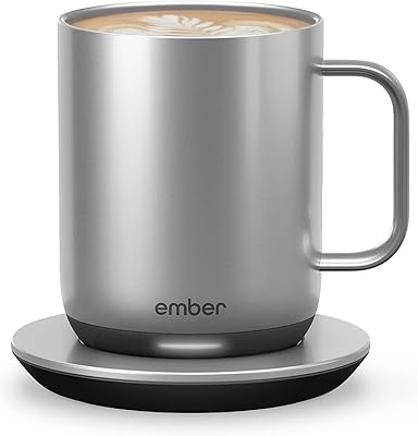 Ember smart temperature control mug 2 10 oz acier inoxydable autonomie de 15