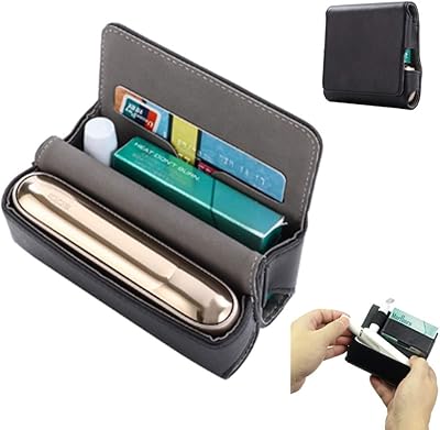 Étui compatible goodrun, étui de transport en cuir pu pour stockage de tabac