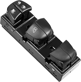 Lcwrgs interrupteur de vitre électrique principal côté conducteur compatible avec nissan juke 2011-2017