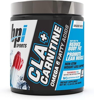 Bpi sports cla + carnitine - performance musculaire sans caféine - hommes