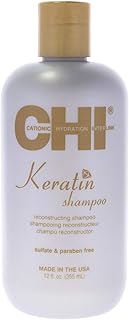 Shampooing reconstructeur chi keratin, 350 ml, gris, 350 ml (paquet de 1)
