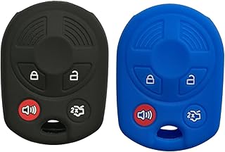 2 pièces coolbestda couvercle de télécommande d'entrée sans clé intelligente pour ford escape