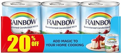Lait concentré sucré arc-en-ciel, 3 x 397 grammes