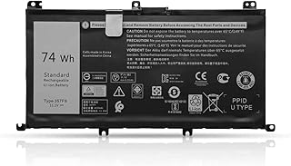 Batterie de remplacement rdn 357f9 pour dell inspiron 15 5000 7000 7559 5576