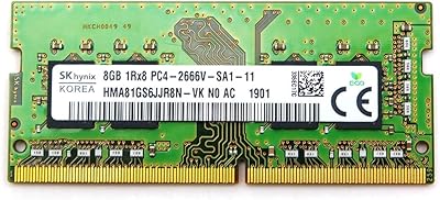 Module de mémoire sk hynix 8 go 1rx8 ddr4 so-dimm pc4-21300 2666 mhz