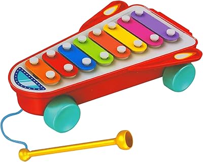 Mepigen jouets musicaux, xylophone classique, jouet à tirer pour instrument de musique, piano
