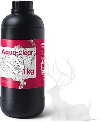 Écran lcd imprimé 3d en résine aqua clear congelée 405 nm photopolymère durcie