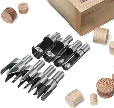 Yakamoz 8 pièces hss forets à bois de type griffe conique 5/8 pouces