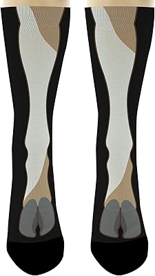 Chaussettes unisexes en forme d'animaux chaussettes en patte de chèvre cadeaux amusants