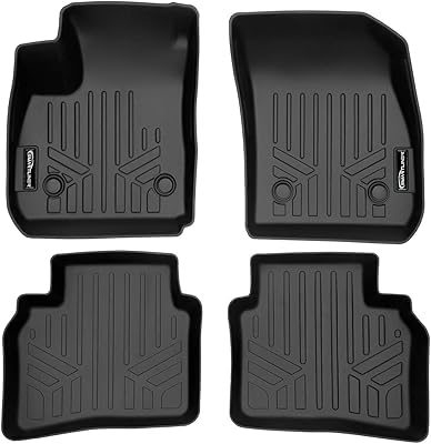 Ensemble de tapis de sol smartliner sur mesure, noir, 2 rangées, toutes saisons