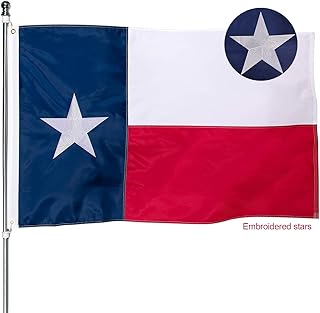 Drapeau du texas 3 x 5 pieds pour l'extérieur drapeaux de l'état