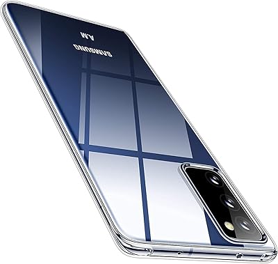 Coque de protection transparente pour samsung galaxy s20 fe | anti-rayures et anti-traces