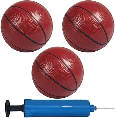Toy&una 3 pièces mini ensemble de basket-ball balles de dab d'intérieur en pvc