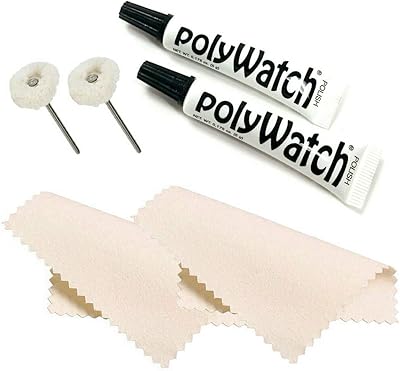 Dissolvant de rayures pour cristal de montre en plastique poliwatch avec fil