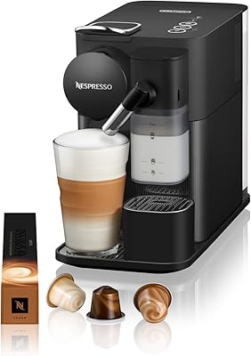 Machine à café de'longhi nespresso lattissima one, noir clair, en510.b