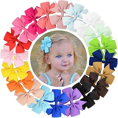 Élastique à cheveux fly dancing avec pinces - 30 pièces (multicolores)