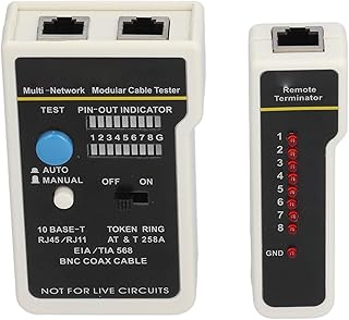 Testeur de câble réseau, apparence simplifiée testeur de câble réseau pour test