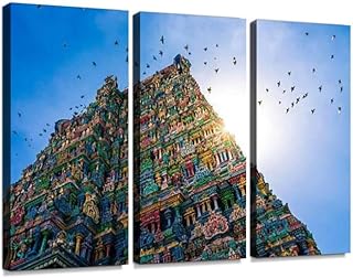 Art mural du temple belisse meenakshi madurai tamil nadu south india pass, impressions