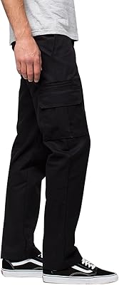 Pantalon cargo coupe droite pour homme