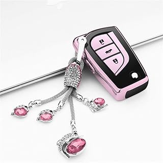 Alqyst pour 3 boutons tpu voiture clé à distance housse de protection