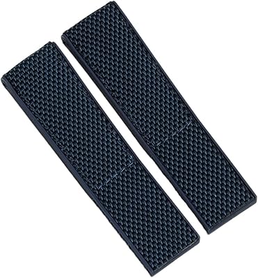 Bracelet de montre en caoutchouc nylon 22 mm pour breitling navitimer