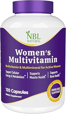Supplément multivitaminé naturel nbl pour femmes avec vitamine a c d e