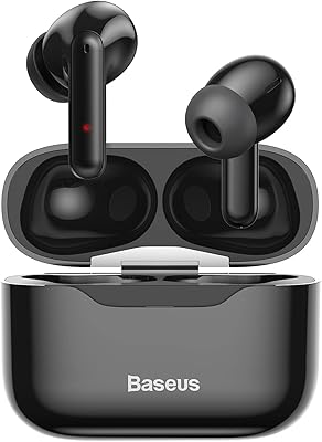 Écouteurs sans fil baseus à suppression active du bruit bluetooth 5.1