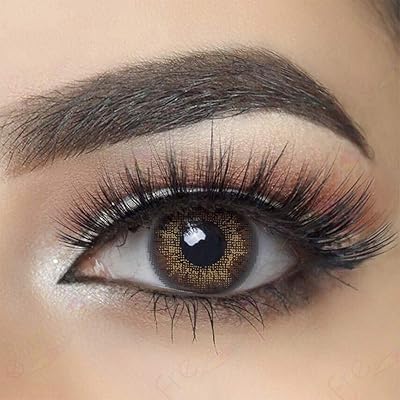 Lentilles de contact colorées pour les yeux, 3 couleurs, souples, jetables annuellement