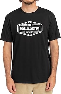 T-shirt de marque billabong pour hommes, noir, taille unique