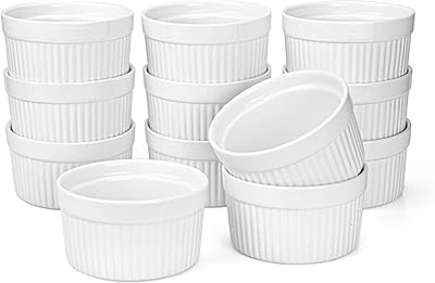 Ensemble de bols à soufflé en porcelaine de 6 onces de forename, ensemble