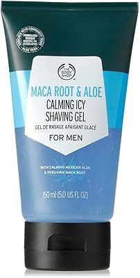 Gel à raser apaisant à la racine de maca et à l'aloe vera