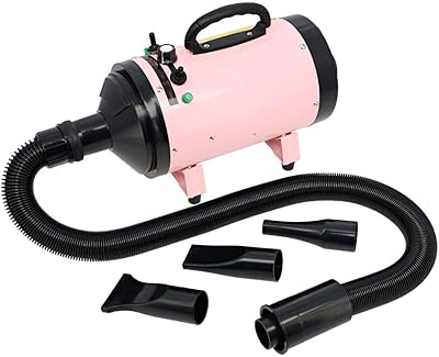 Sèche-cheveux pour chien avec chauffage (rose)