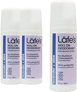 Déodorant roll-on love, lavande et aloe vera, 74 ml (3 pièces)