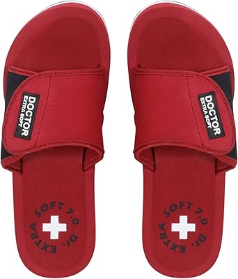 Pantoufles orthopédiques confortables pour femmes diabétiques avec sangle réglable par dr. slides pantoufles