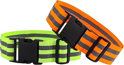 Ceinture réfléchissante little world lot de 2 ceintures pt équipement de course réfléchissant