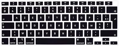 Dbl french ultra thin silicone keyboard cover pour macbook air 13 pouces 2020