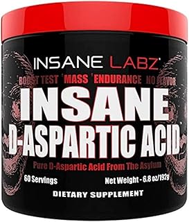 Acide d-aspartique ensign labs (3,2 g/192 g, paquet de 60 portions)
